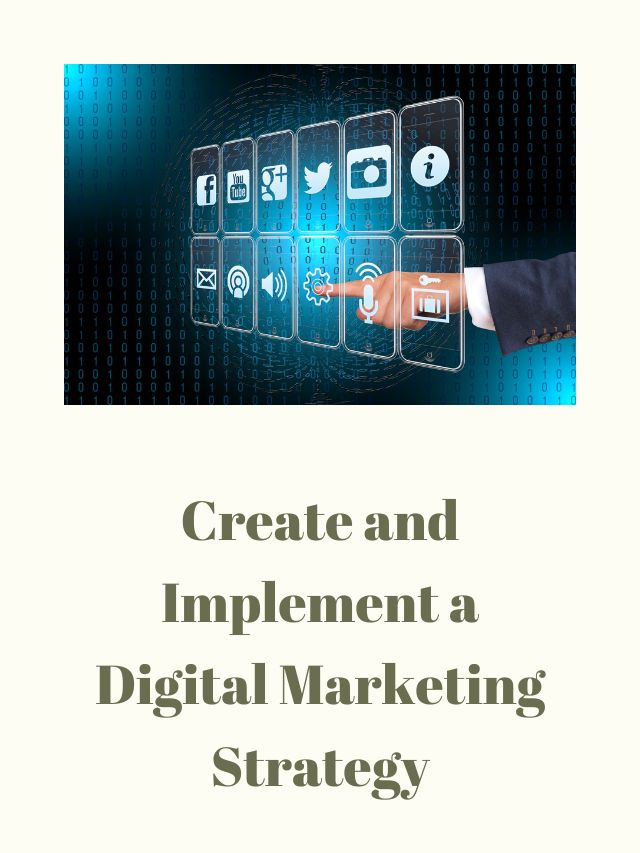 Create And Implement A Digital Marketing Strategy DMAPU India