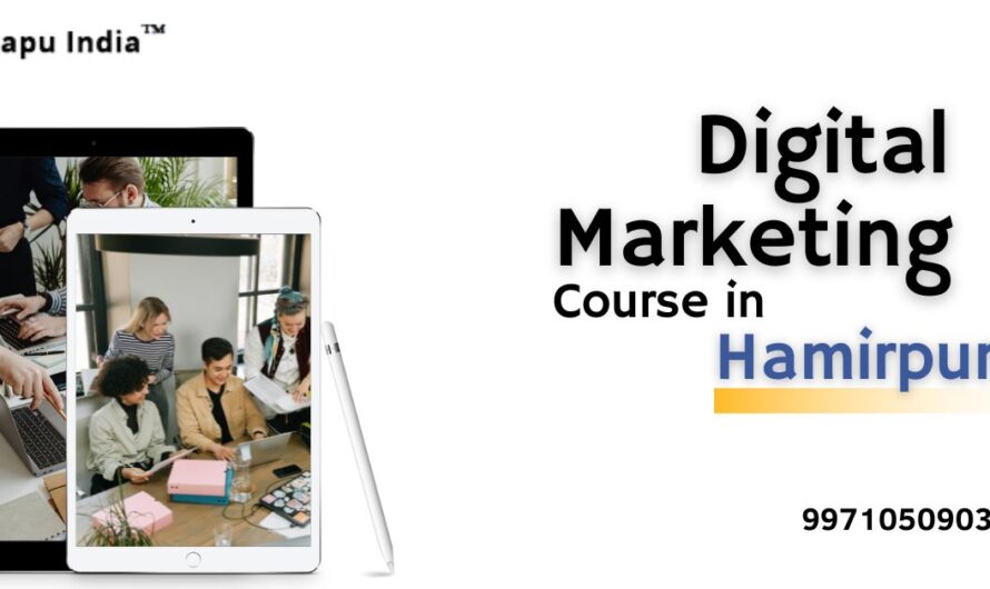 Best Online Digital Marketing Course in Hamirpur with 100% Job Placement in 2024