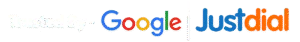 Trusted by Google and Justdial logo